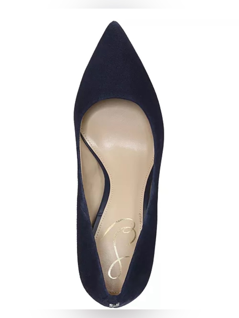 Sam Edelman Hazel Navy Suede Pointed Toe Stiletto Pumps Women’s US 8 M New - Picture 5 of 8